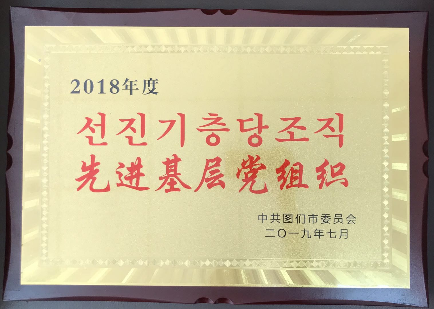 先进基层党组织19年（图们党委）.jpg